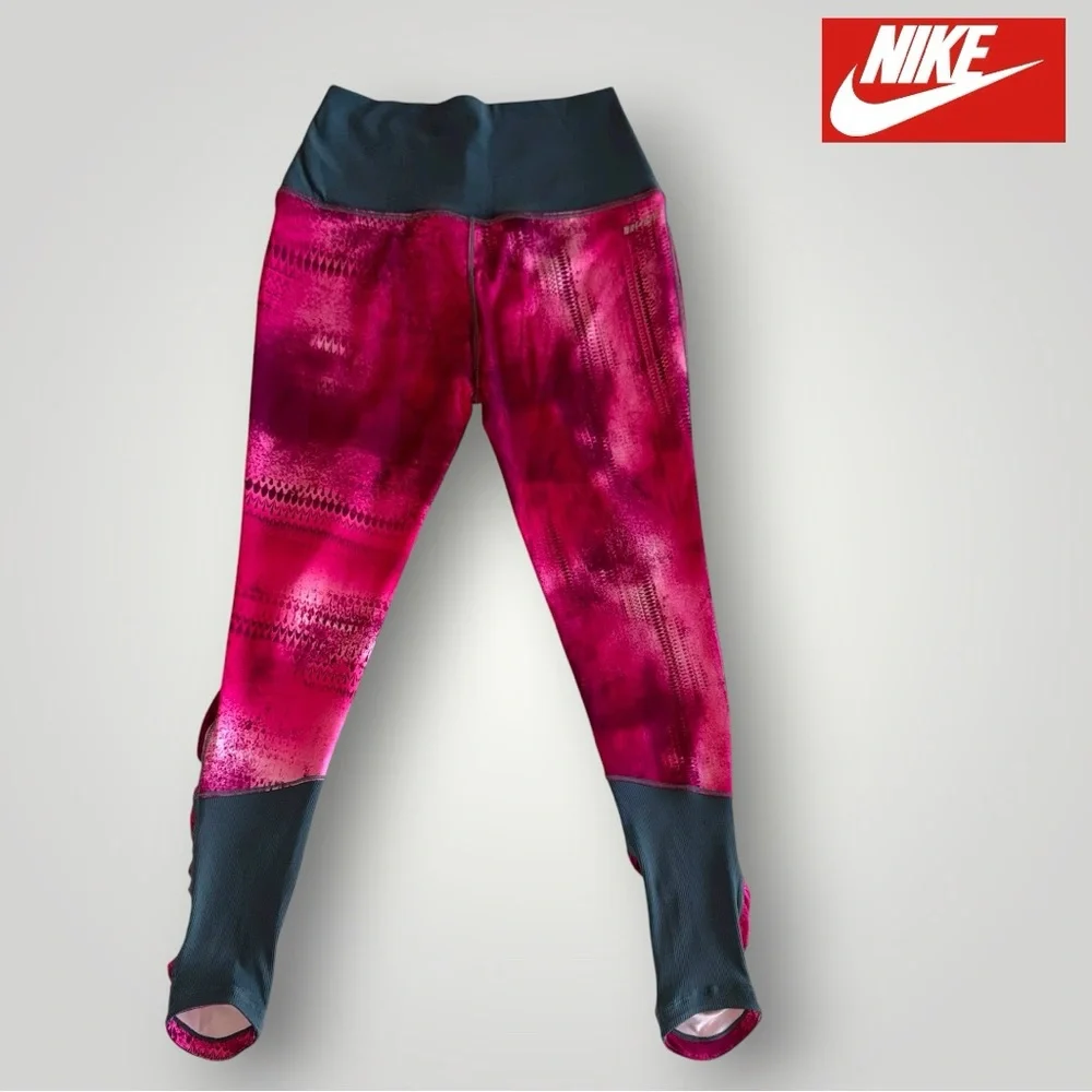 🛍️SALE🛍️ Nike Dri-Fit Women’s Watercolor Style Yoga & Training Leggings - Picture 5 of 8